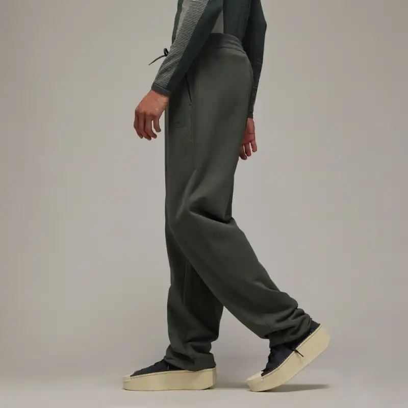 Y 3 Logo patch Organic Cotton Track Pants-4