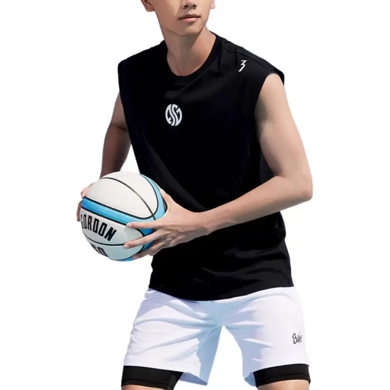 361° Basketball Jerseys Men's Super Black/Raw White-3