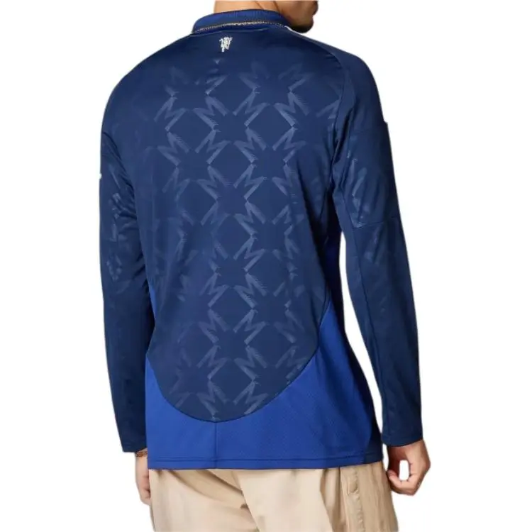 Adidas Free Shipping With AdiClub Manchester United 24/25 Long Sleeve Away Jersey-4