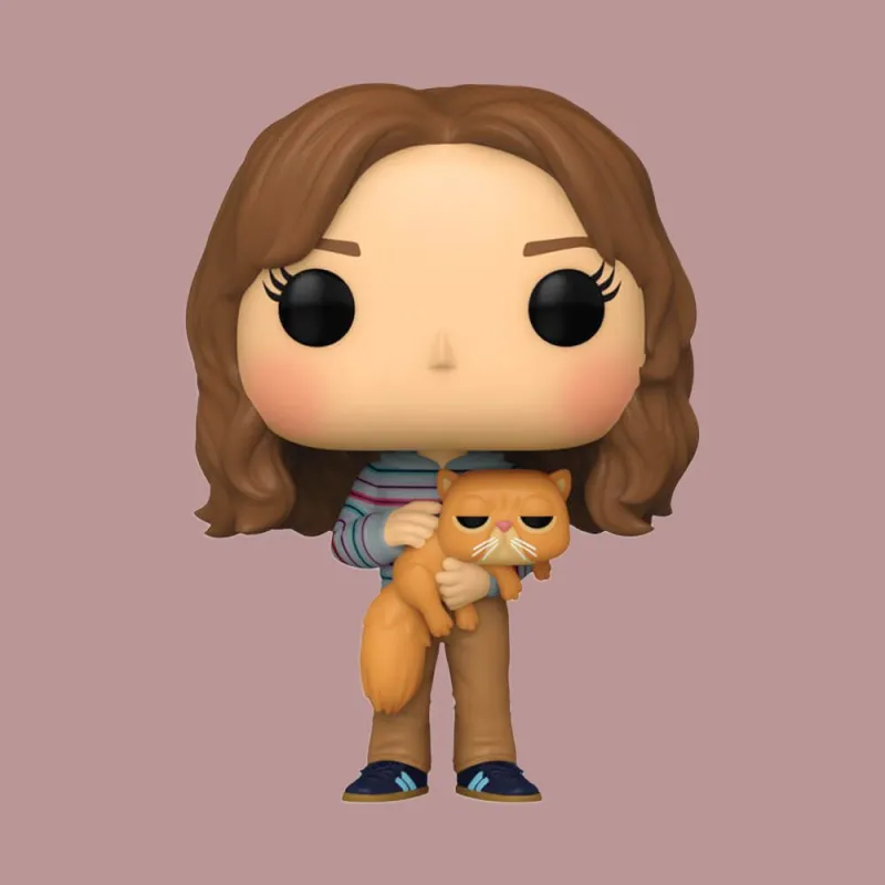 Funko Harry Potter Characters POP! Vinyl Azkaban Prisoner Hermione With Crook And Fluffy Chibi Figures-3