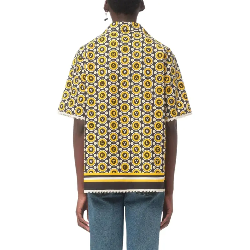 Valentino Shirts Men Yellow-2
