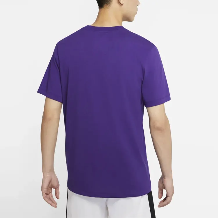 Nike T Shirts Men Purple-3