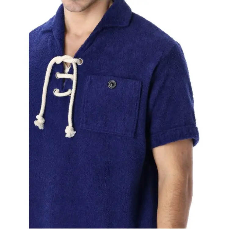 Maison Margiela Polo Shirt Men's Blue-4