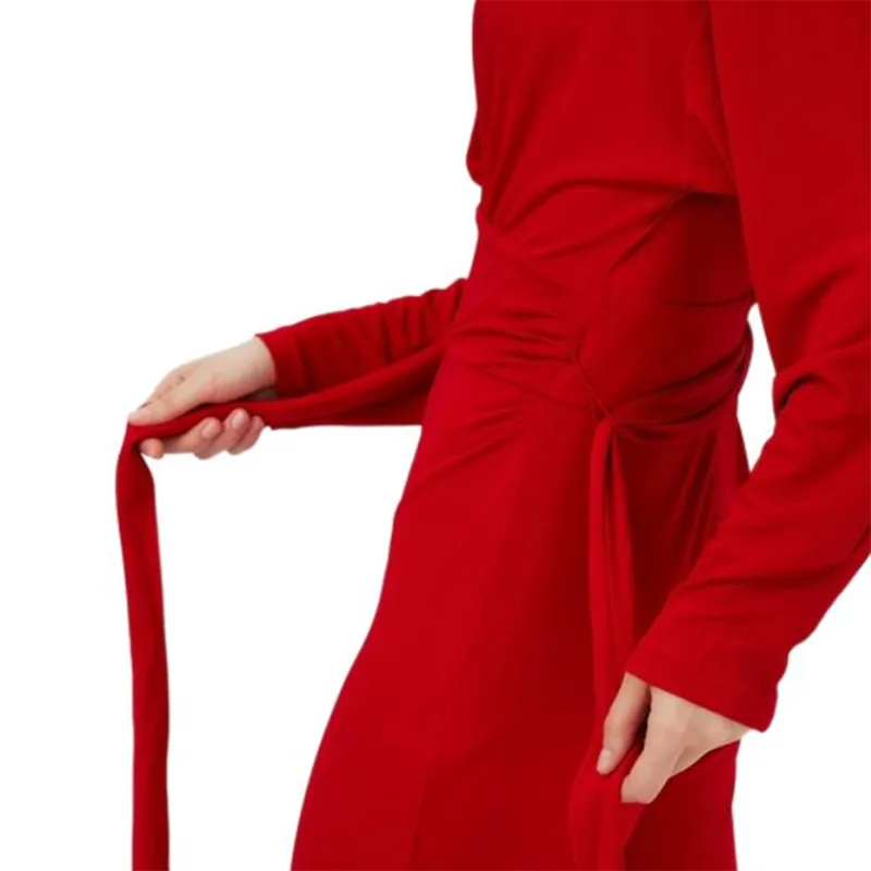 Diane Von Furstenberg SS23 Jumpsuit Women's Allure Red-5