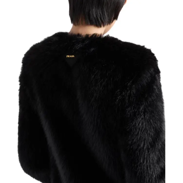 PRADA Coats Women's Black-5