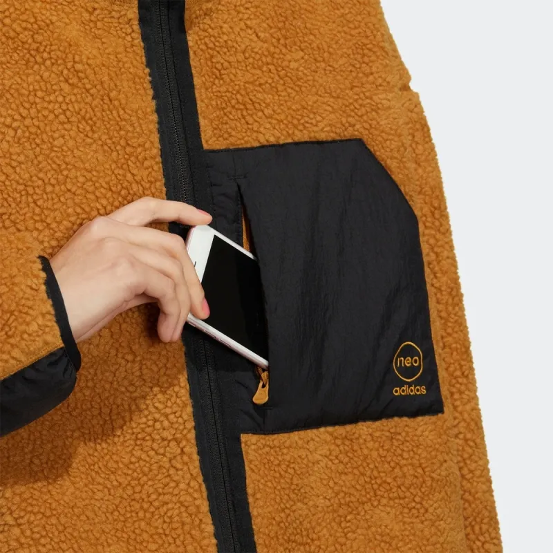 Adidas Neo Puffer Jacket Women's Brown-4