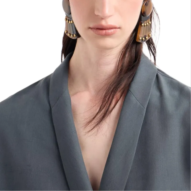 GIORGIO ARMANI Long Dress In Washed Silk Shantung-4