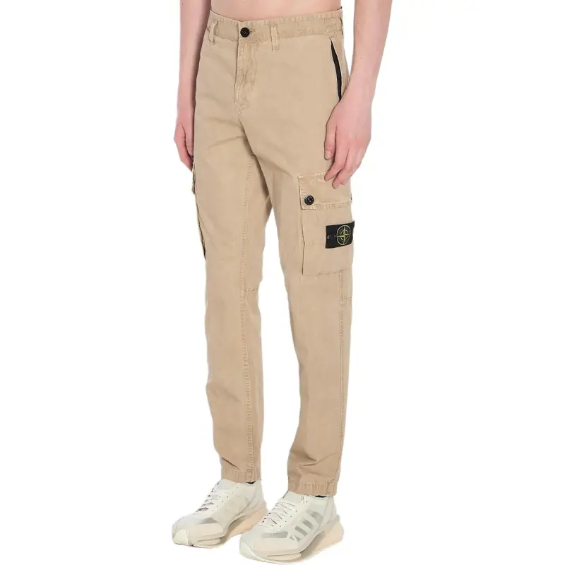 STONE ISLAND Logo Cargo Trousers-2