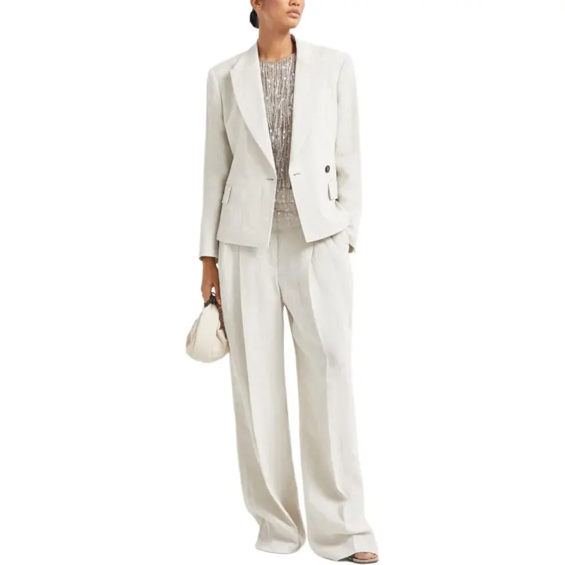 Brunello Cucinelli Wide Leg Trousers-3