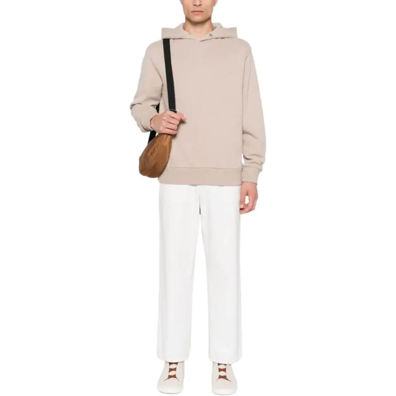 Ermenegildo Zegna Long Sleeved Straight-Hem Hoodie-2