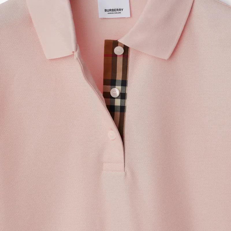Burberry SS24 Polo Shirt Women's Snowflake Stone Pink-3