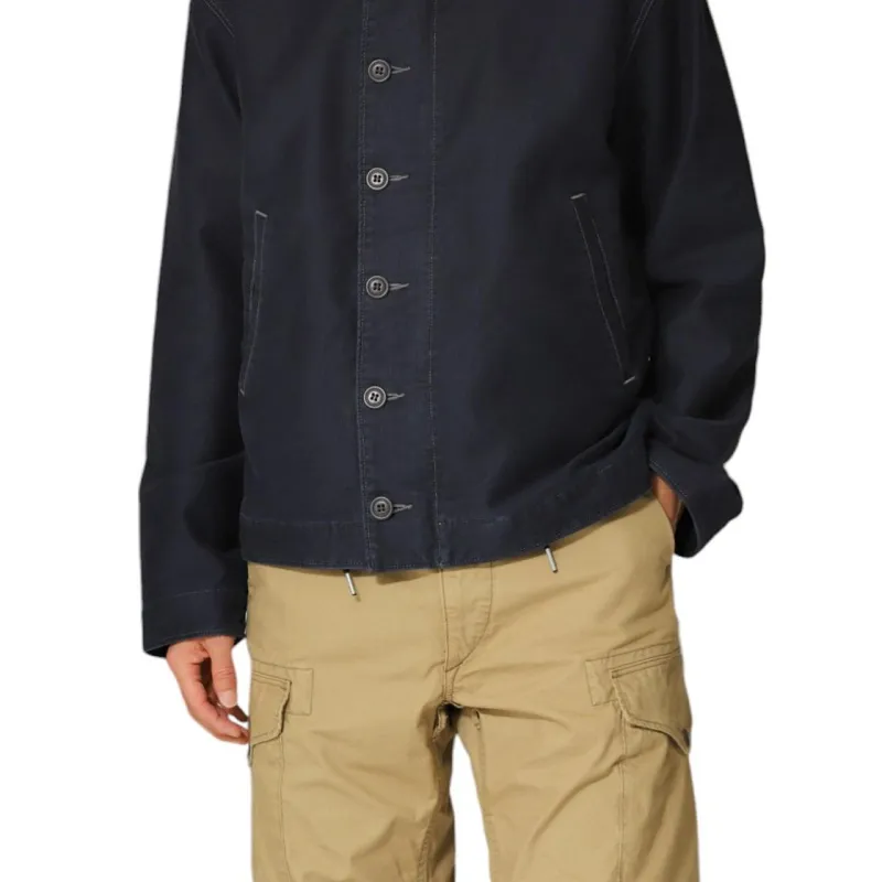 DOUBLE RL FW23 Jungle Cloth Deck Jacket Jackets & Coats Men's Blue-4
