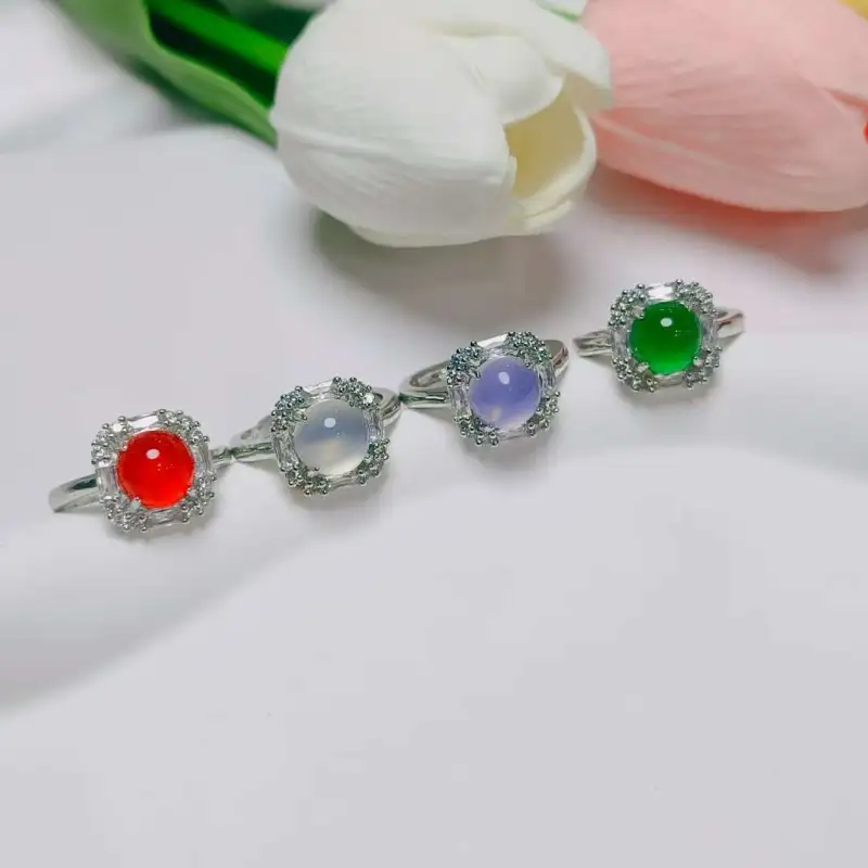 Gifts Jade Rings Unisex-8