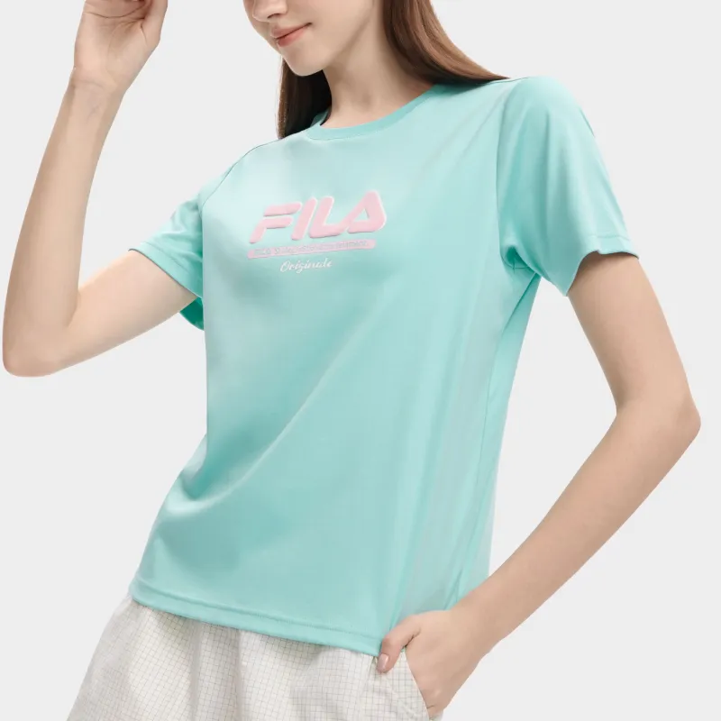 FILA T Shirts Women's Youth Green-2