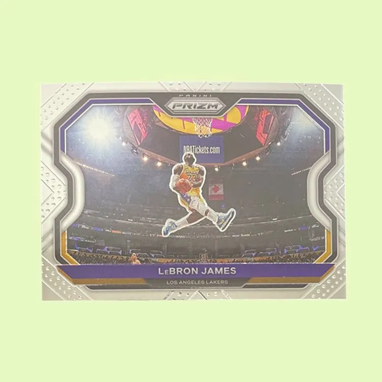 PANINI 2020 21 Prizm Lakers LeBron James The King Old Man Scissors Feet Teca Star Card Product Access Sports Cards 1 Pc-2