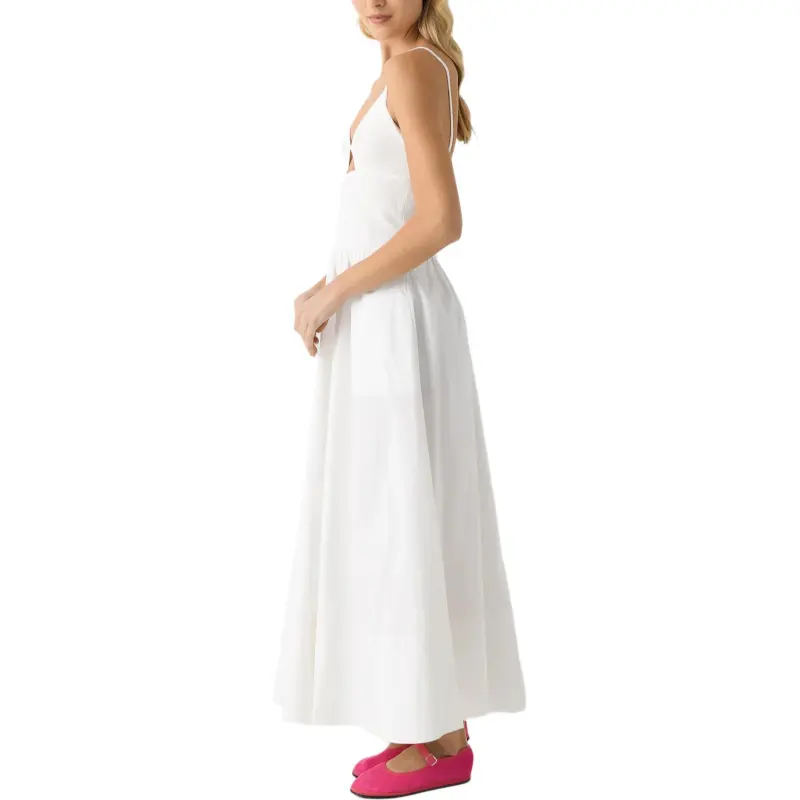 ST. AGNI Slip Dress Women's White-2