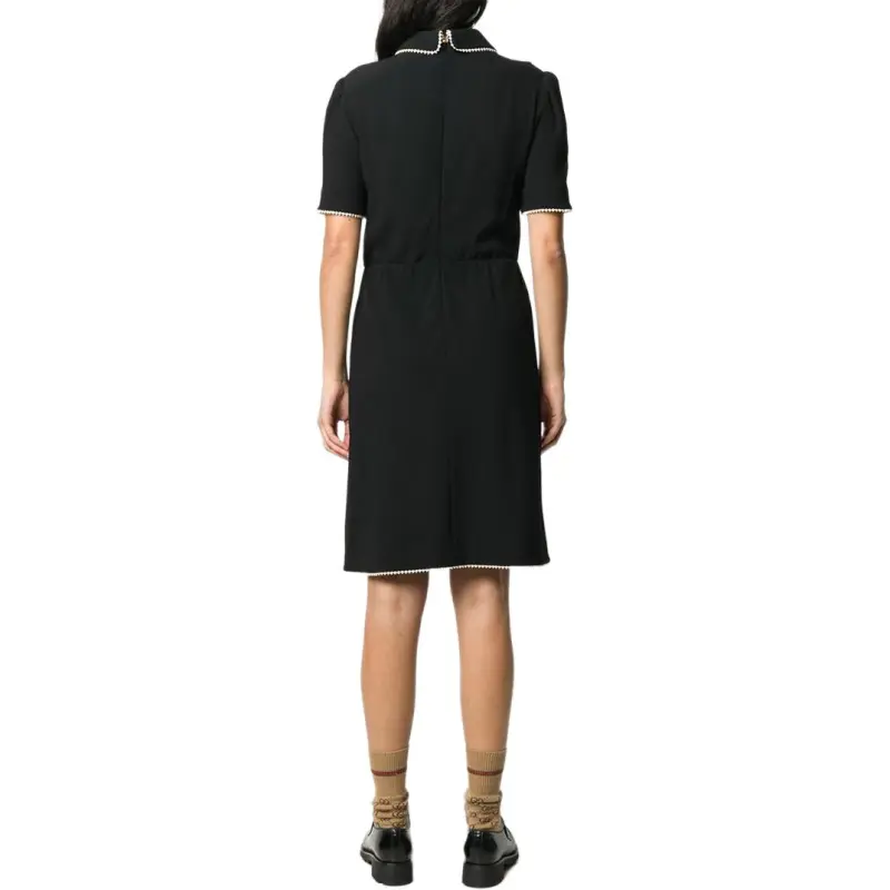 GUCCI SS23 Short Sleeved Dresses Women's Black-2