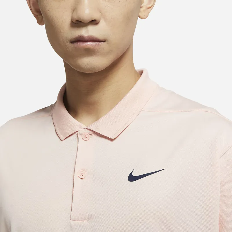 Nike Polo Shirts Men Orange Pink-3