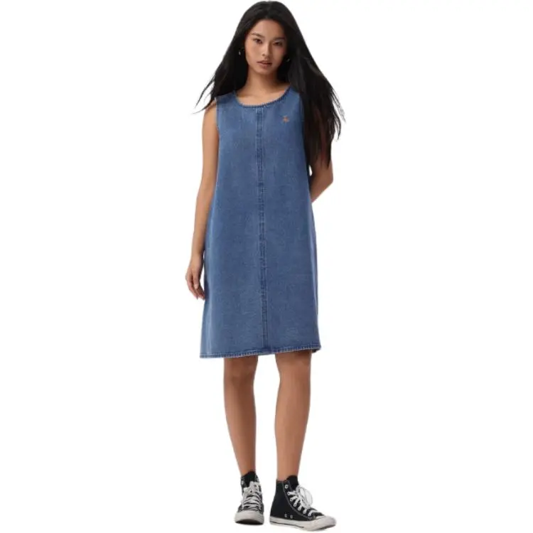 GAP Sleeveless Dress Women's Dark Blue-2