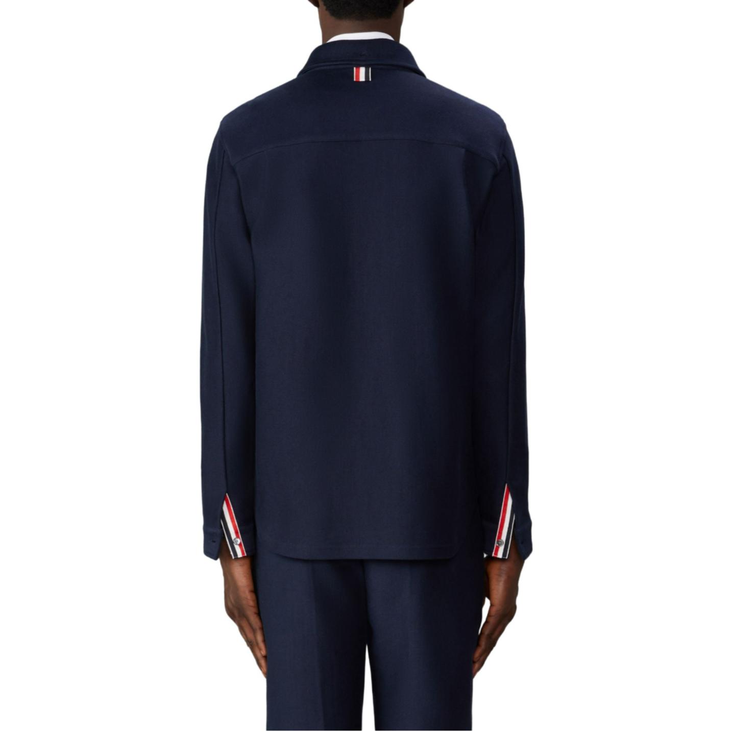 THOM BROWNE Buttoned Jacket 3 - POIZON THOM BROWNE Buttoned Jacket 3 - POIZON