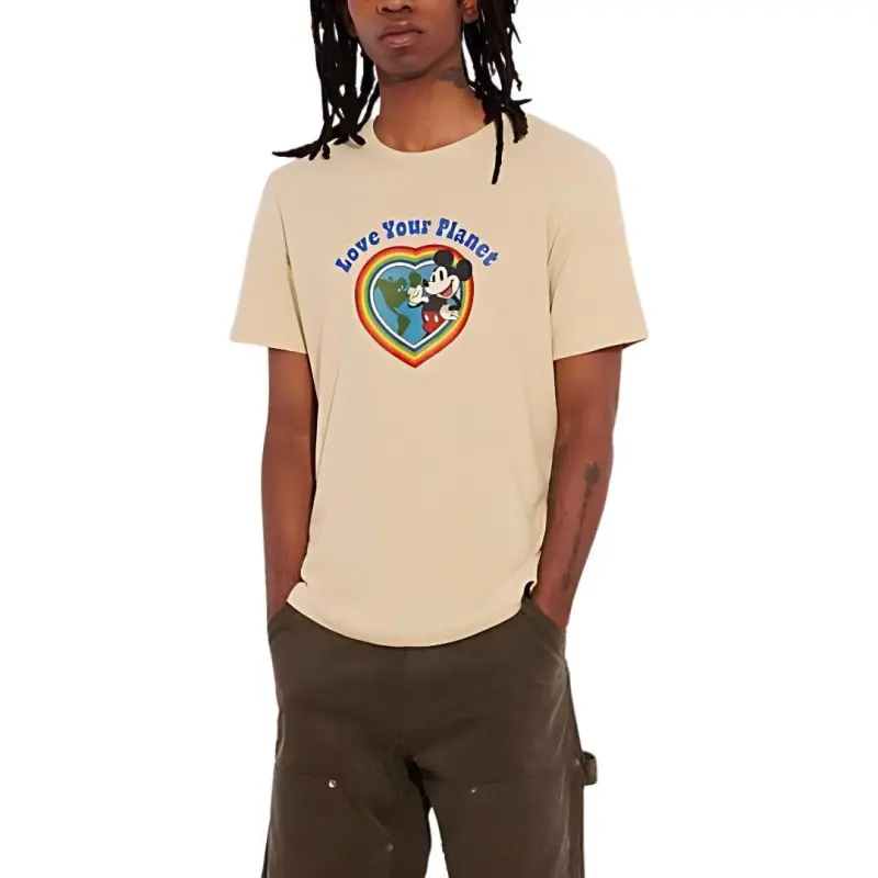 Disney X COACH T-Shirts Unisex Beige-2