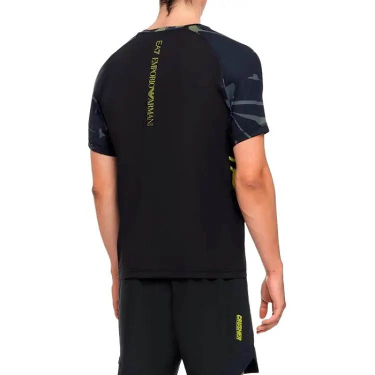 EMPORIO ARMANI EA7 FW23 T Shirt Men's Black-4