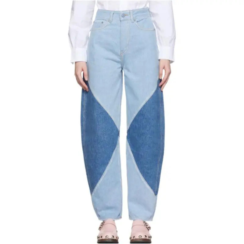 GANNI Stary Panelled Jeans-4