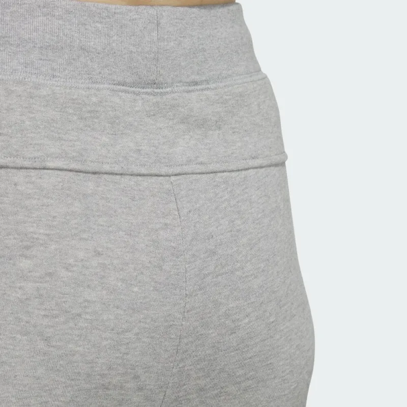 Adidas Three Stripe Terry Tapered Pants Knitted Sports Pants Women's Gray-5