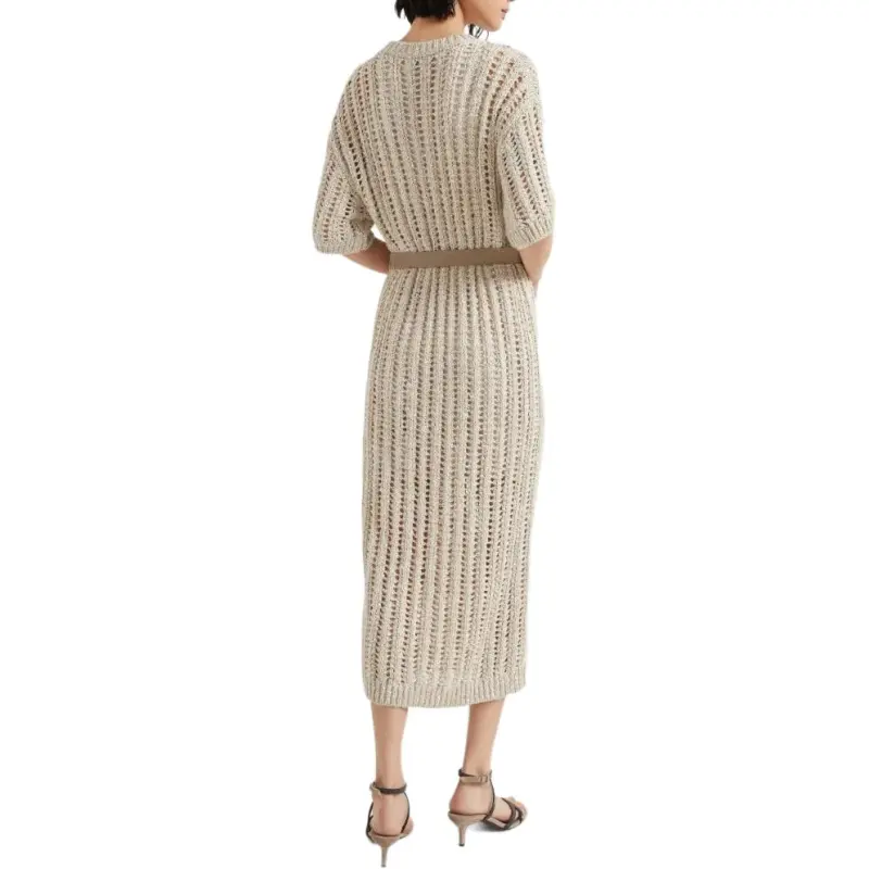 Brunello Cucinelli Knitted Midi Dress-2