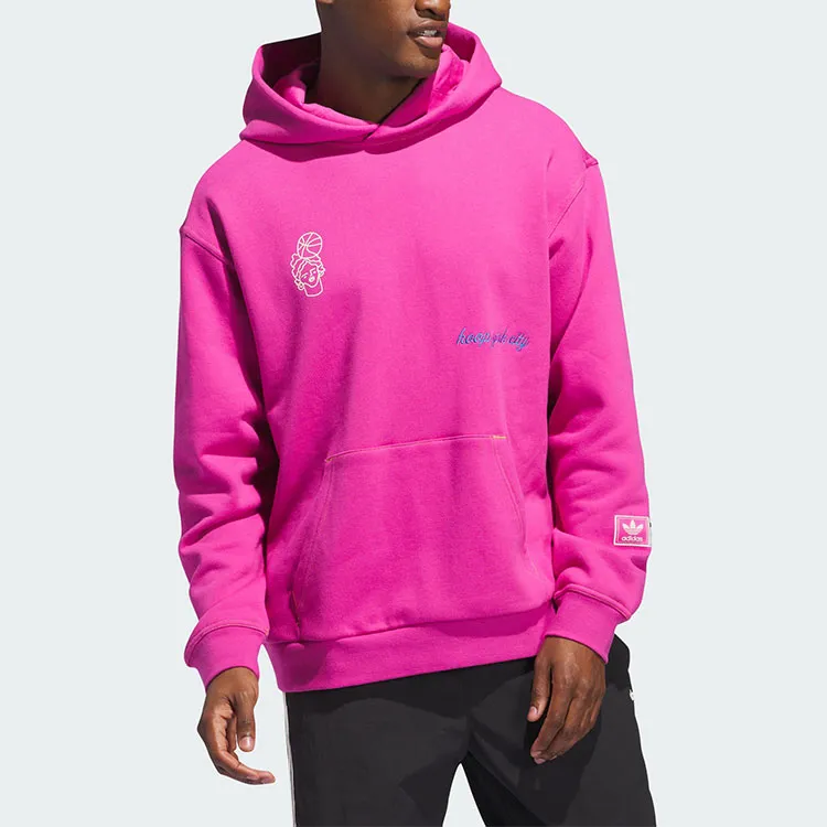 Adidas Sweatshirt Unisex Bright Fuchsia-1