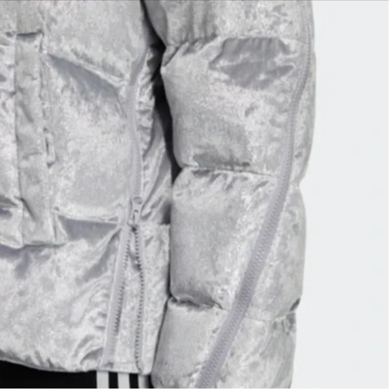 Adidas Originals Clover Series Down Jacket Women's Silver-4