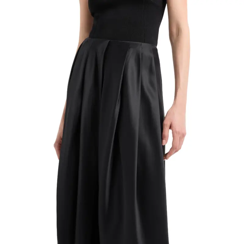 GIORGIO ARMANI Midi Skirt In Double sided Silk Satin-4