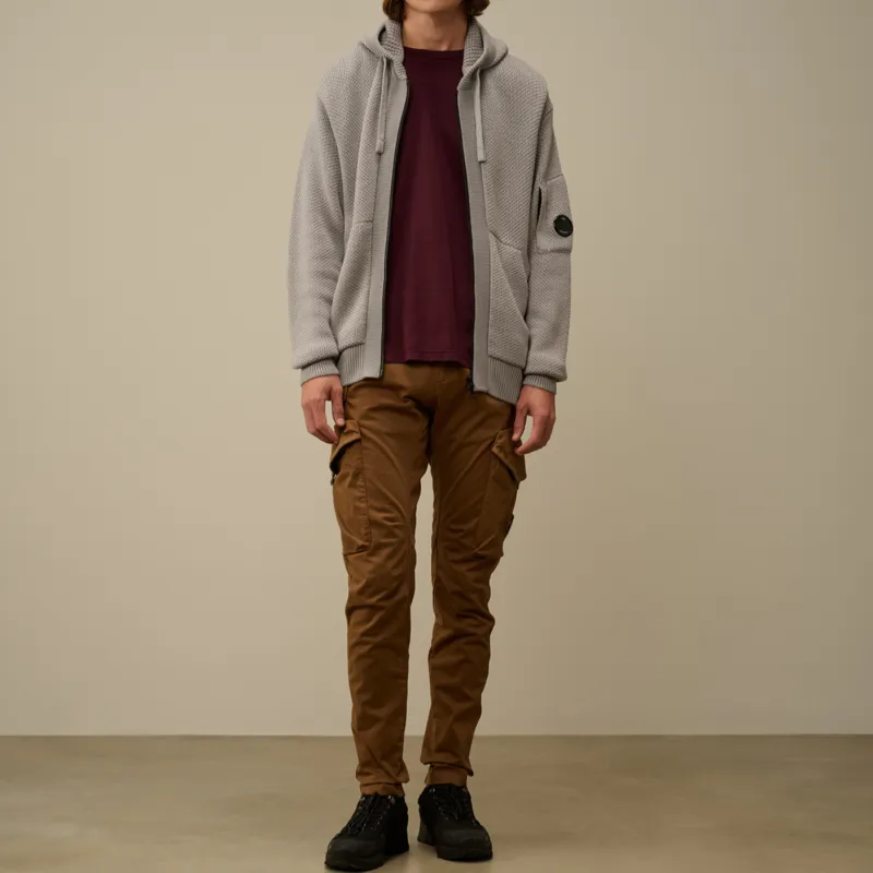 C.P.Company Knitted Zip up Hoodie-1