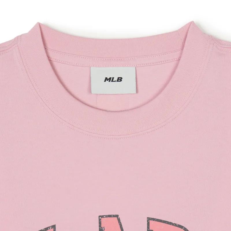 MLB Los Angeles Dodgers T Shirts Unisex Pink-3