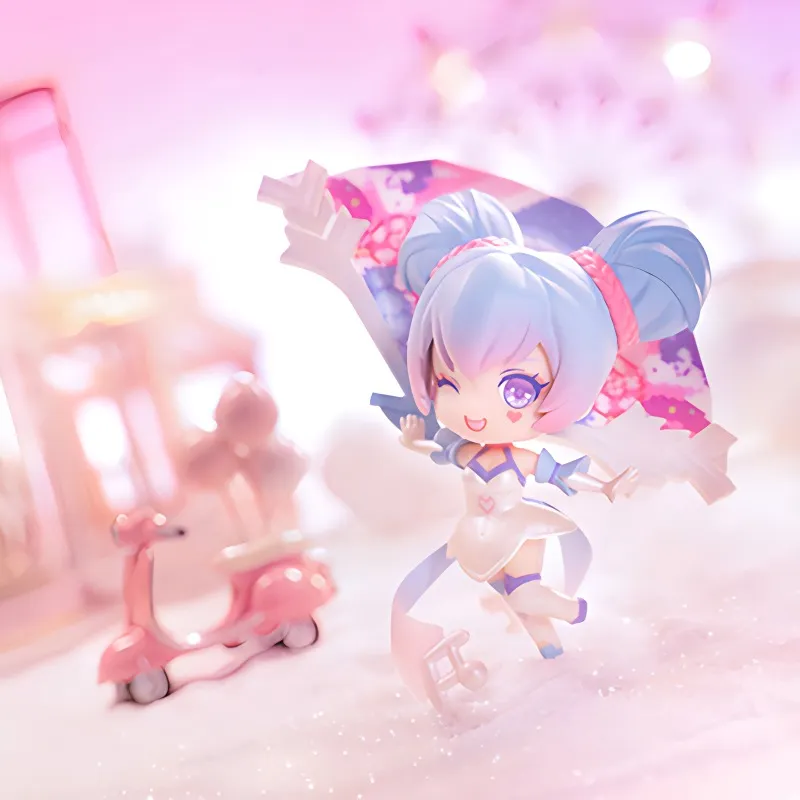 HONOR OF KINGS Xiao Qiao Honor Of Kings Love In The Breeze Chibi Figures 13cm-2