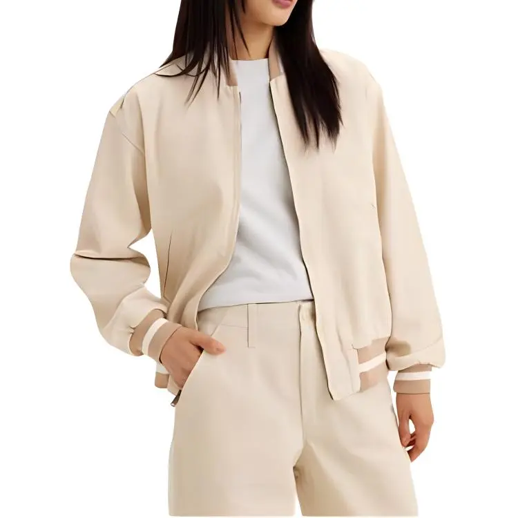 Levi's Baseball Jacket Women's Beige-2