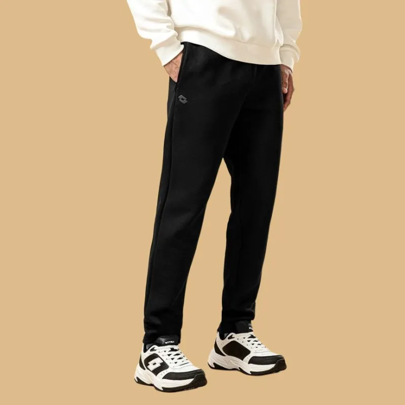 LOTTO Knitted Sports Pants Men's Black-5
