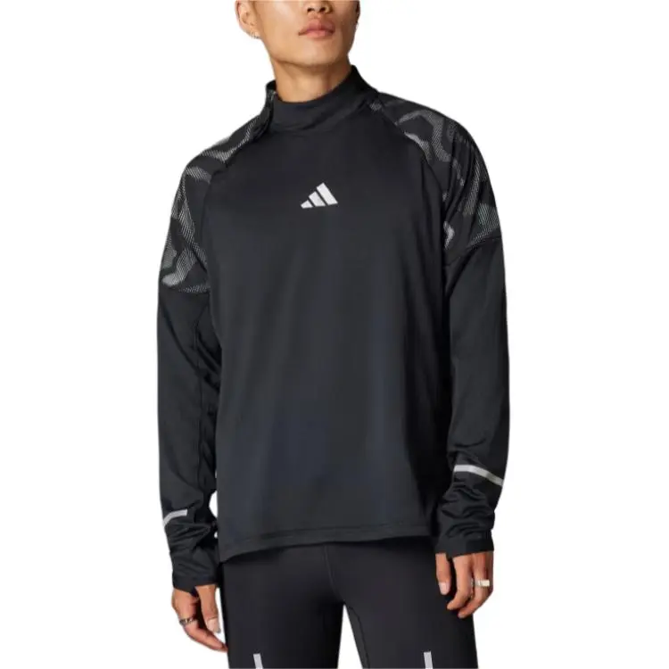 Adidas Free Shipping With AdiClub Ultimate Hi Vis Reflective 1/2 Zip Top-1