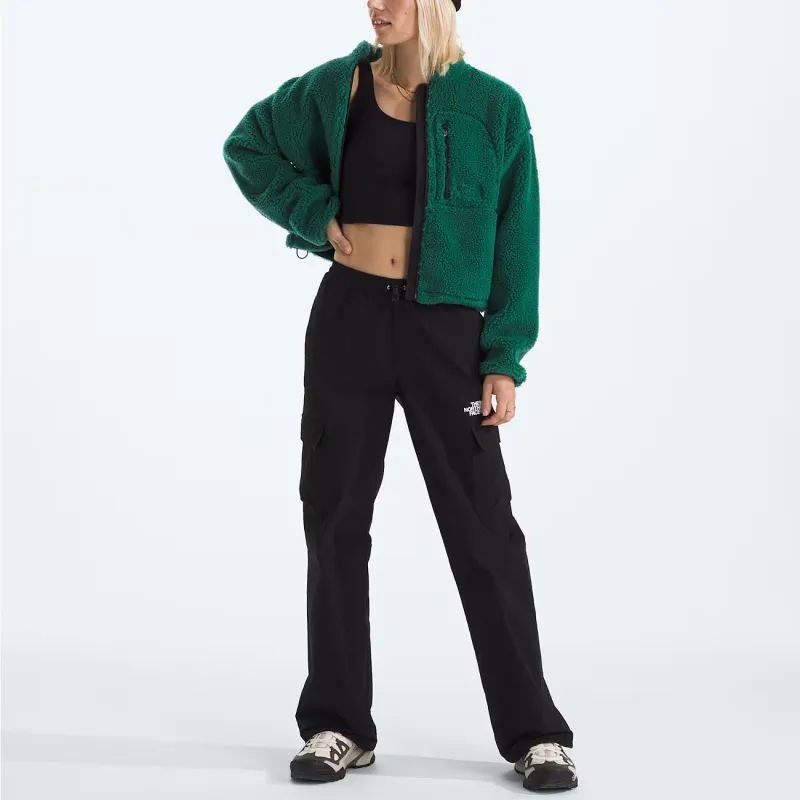 THE NORTH FACE FW24 Extreme Pile 2 Velvet-feel Coat Women's Evergreen-1