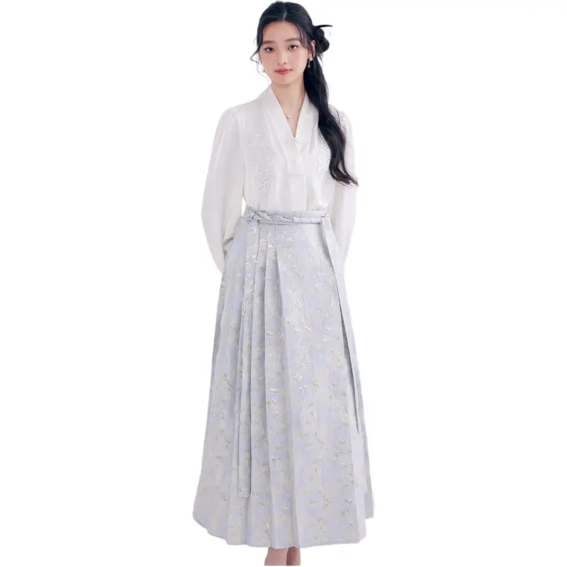 DEAR DEER PUFF Casual Long Skirts Women's Mamianqun-1