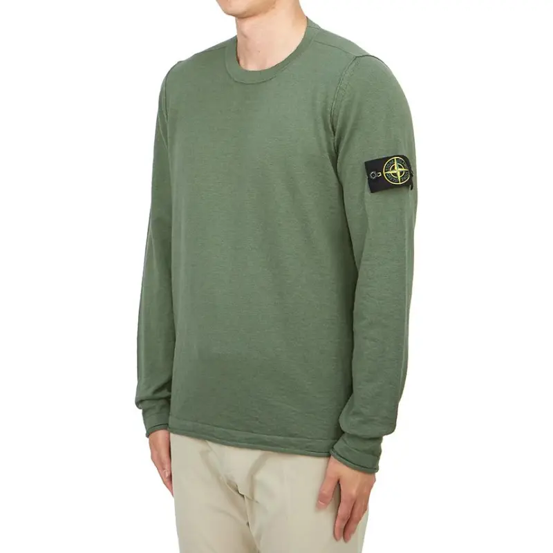 STONE ISLAND Logo Patch Crewneck Jumper-2