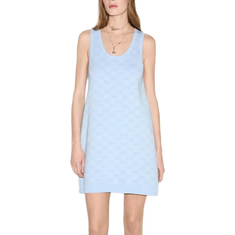 GUCCI Monogram logo Mini Dress-2