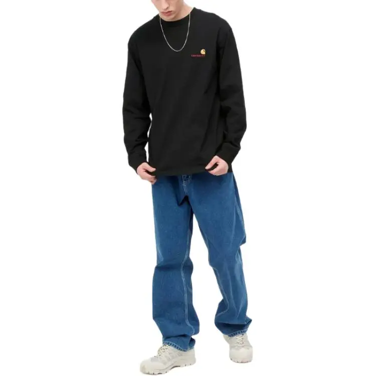 Carhartt WIP L/S American Script T Shirt-2