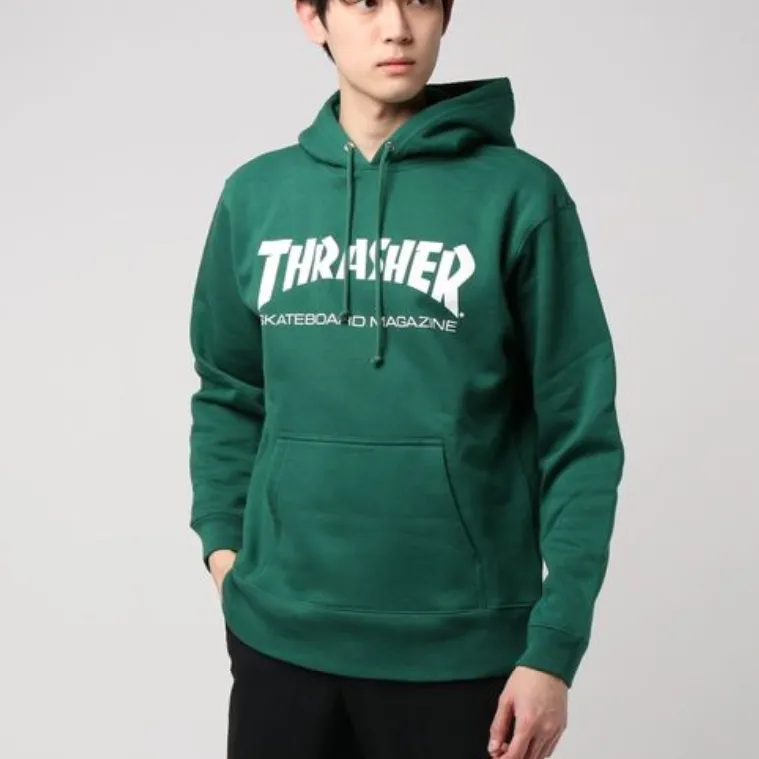 Thrasher Sweatshirt Japan Version Unisex Evergreen Green-1