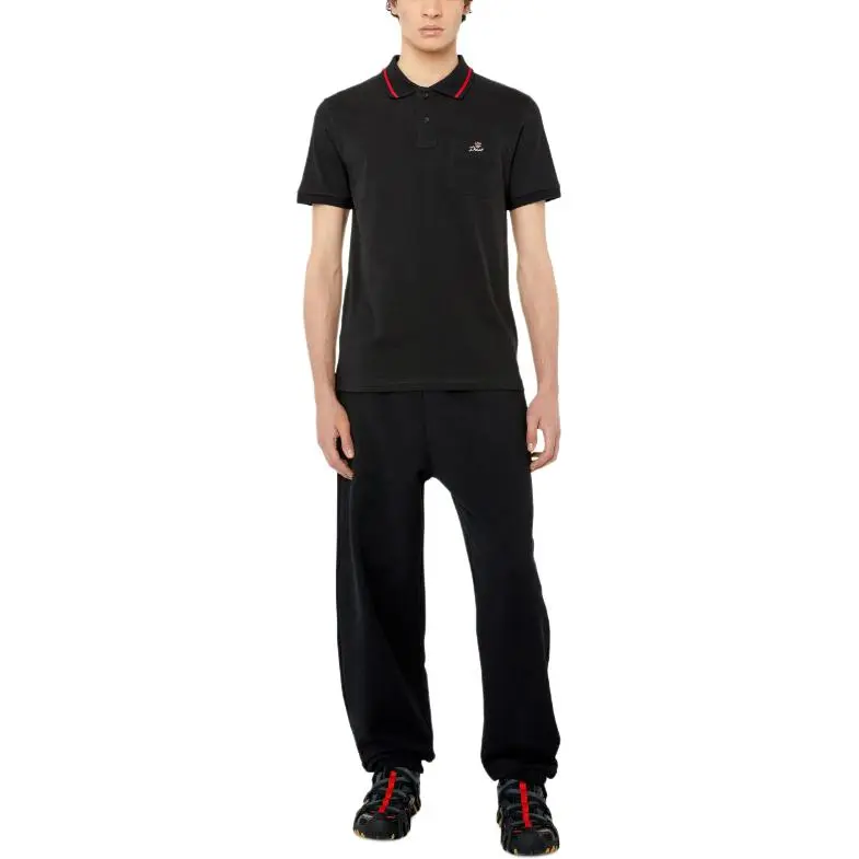 DIESEL Embroidered logo Polo Shirt-4