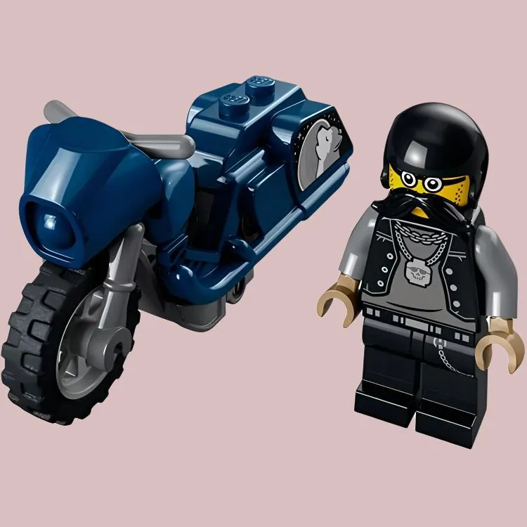 LEGO City Collection Touring Performance Stunt Motorcycle Building Blocks 10pcs 60331-2