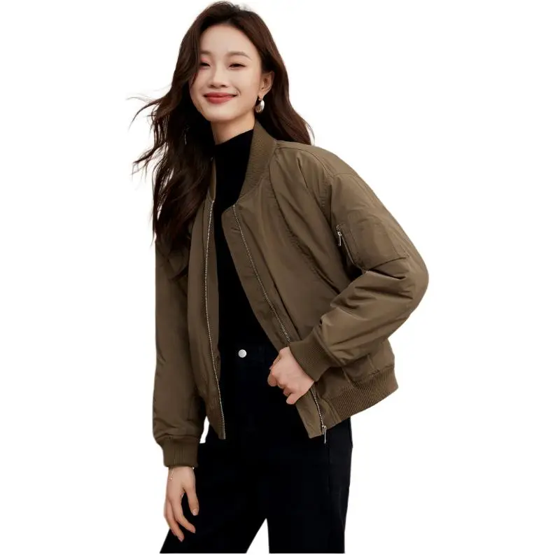 Mo Han Yi Mei Puffer Jacket Women's Dark Coffee-1