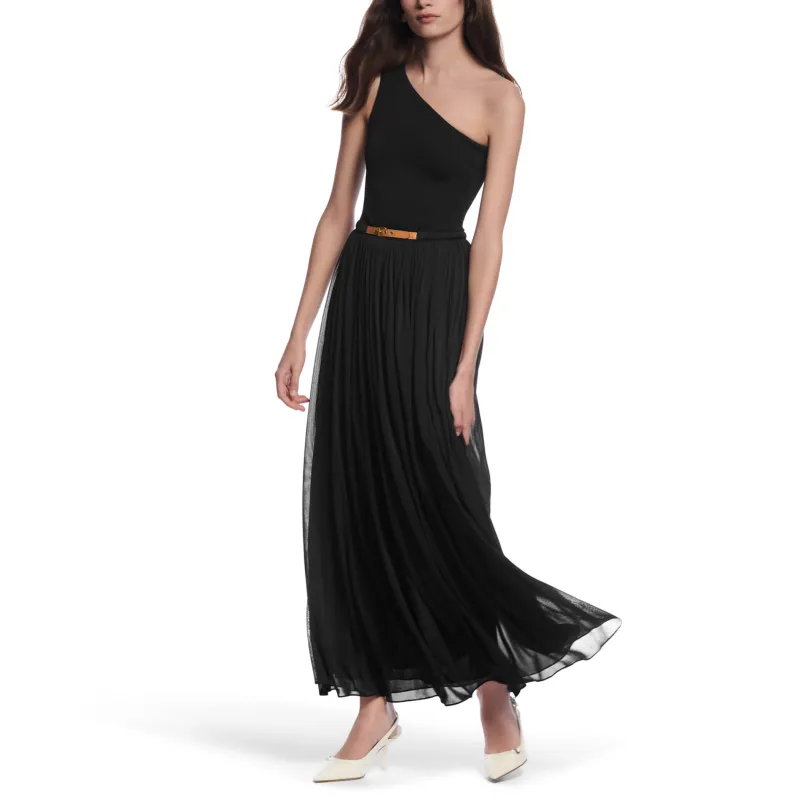 LOUIS VUITTON Asymmetrical Belted Dress-2