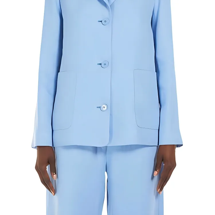 'S MAX MARA Jackets & Coats Women's Blue-2