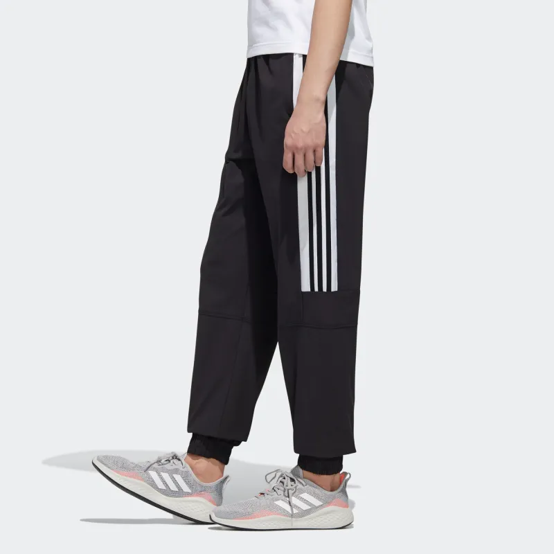 Adidas Neo Knitted Sweatpants Men's Black White-3